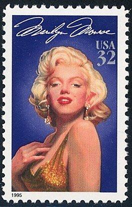1995 美國 一代性感女神瑪麗蓮夢露 Marilyn Monroe  郵票 sc#2967  現標現得