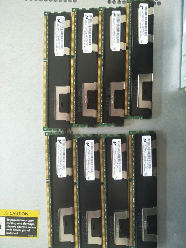 [6/5降價]PC3-10600R 4GB ECC REG 鎂光記憶體 伺服器用 x58 x79