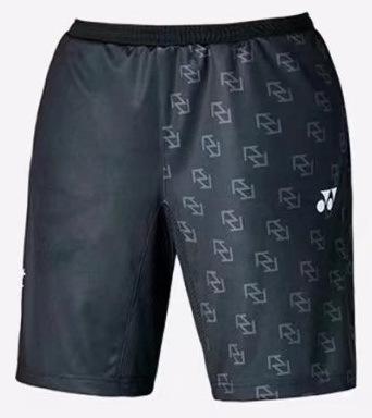2017 年 YONEX 林丹 羽球球褲 吸溼快乾排汗材質 左右有口袋 黑紅2色  型號 9033
