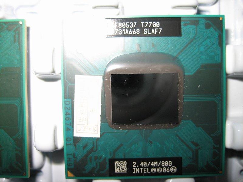 (內有1年保)正式版Intel T7700 2.4G/4m 筆電965 T9500 T8300 T7800