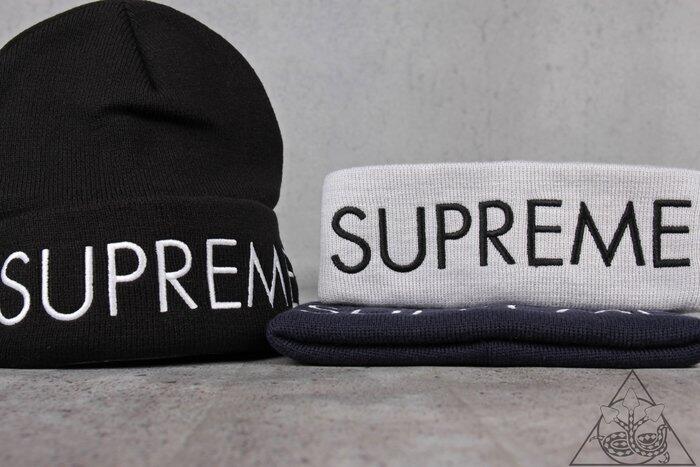 HYDRA】Supreme Capital Beanie 刺繡大字大LOGO 毛帽【SUP545