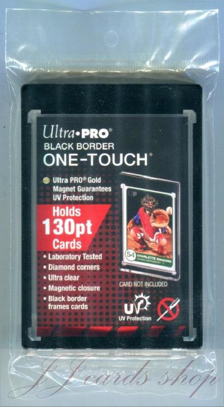 【☆ JJ卡舖 ☆】美國原廠 Ultra Pro 抗UV款 - 吸磁式卡夾 / 磁鐵卡夾 尺寸：130pt (黑框版本)