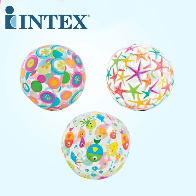 美國INTEX 59040 沙灘球 兒童玩具球 海灘球 戲水 戲水球 遊戲球 充氣球 夏天 玩水必備