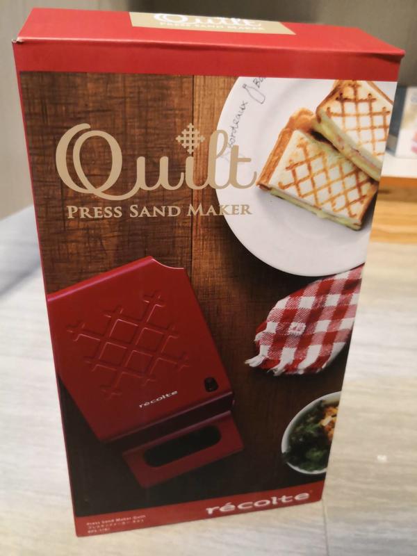 日本麗克特recolte Sand Maker Quilt格子三明治機（請勿直接下標）