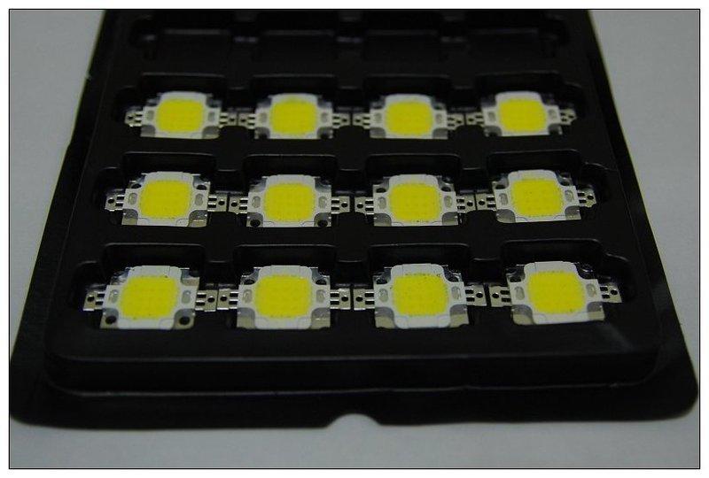 LED 10W 集成 白光燈珠(台灣新世紀晶片) 3串3並
