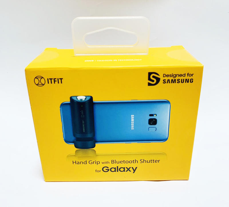 【熊秀】《全新附發票》Samsung 三星 美拍握把 ITFIT ShutterGrip 藍芽連接 藍色 輕巧好攜帶