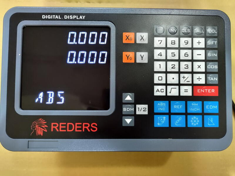 光學尺-REDERS銳得光學尺多功能顯示器二軸組+安裝治具(1年保固)