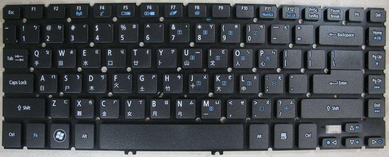 筆電鍵盤換新維修~全新 Acer AspireV5-431PG V5-471 V5-471G 系列 中文 鍵盤 (黑色)
