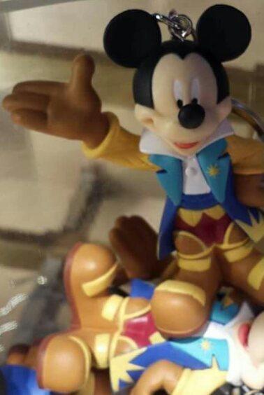 Disney land法國巴黎迪士尼樂園25週年周年限定米奇米老鼠造型鑰匙圈