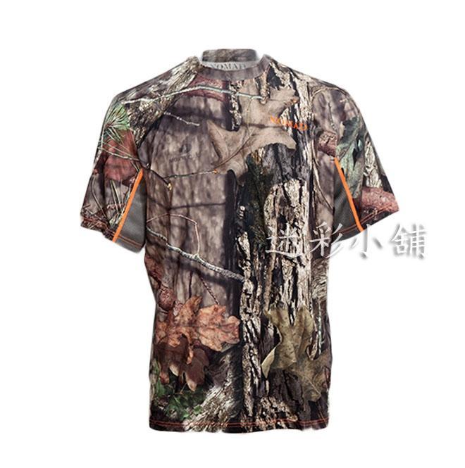 枯樹迷彩(胸圍104-108cm) 狩獵迷彩 透氣偽裝短袖圓領T恤