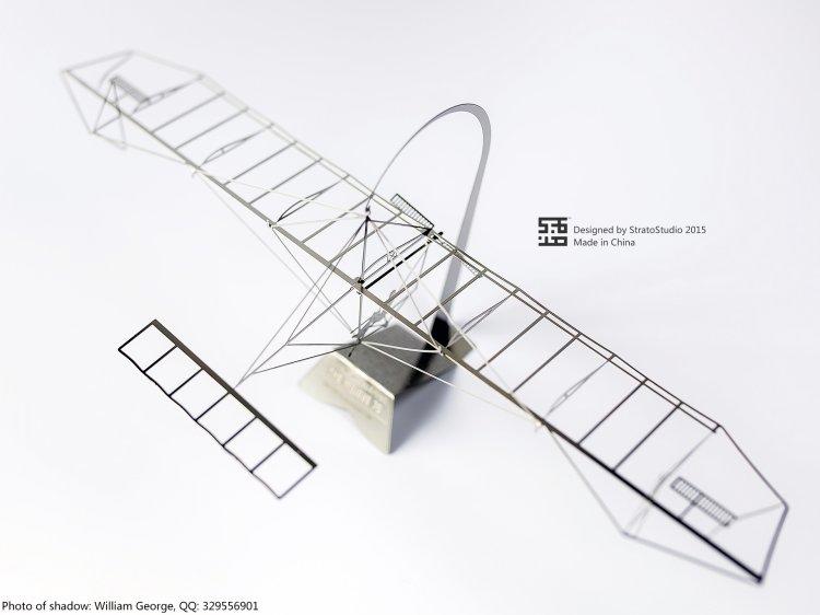 strato studio H14401 人力滑翔機 1/160 THE MOJAVE 76 金屬蝕刻片模型飛機