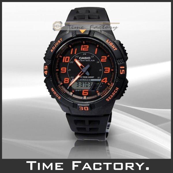 【時間工廠】全新 CASIO  黑面雙顯運動錶 AQ-S800W-1B2 (800 1)