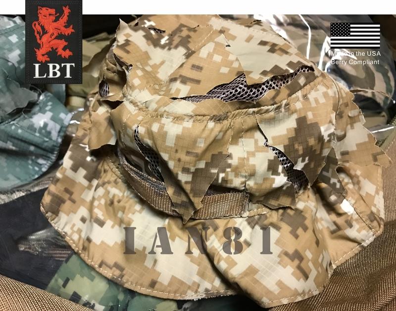 LBT-2090C TNT Boonie Hat 擴邊帽 AOR1 數位迷彩 Sniper Ghillie 漁夫帽
