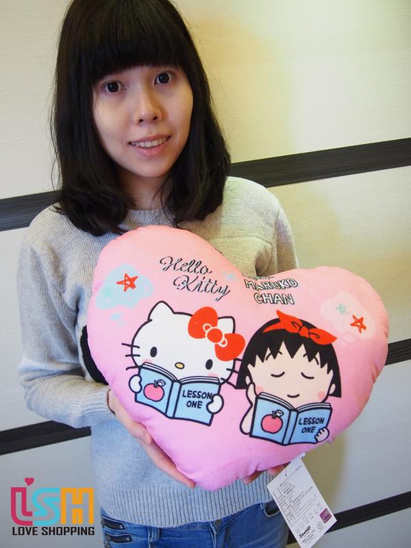 【愛購樂】 Hello Kitty 小丸子 暖手枕 38CM 正版授權 玩偶 娃娃 抱枕
