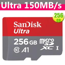 SanDisk 256GB 256G microSD Ultra【150MB/s】SDXC U1 C10 手機記憶卡