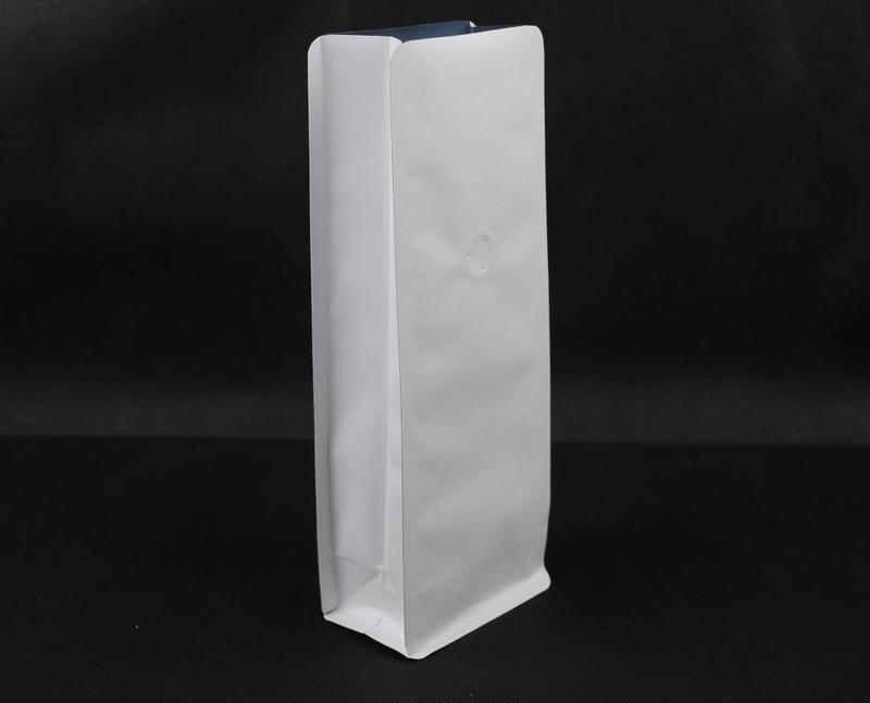 PHB101 – 純白 白牛皮紙 1磅 500g 平底袋 平底夾邊袋  100入