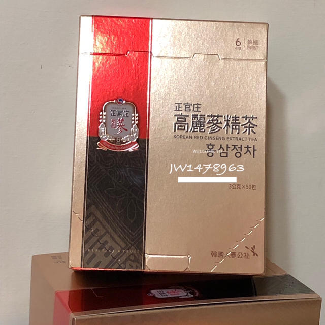 現貨】正官庄高麗蔘精茶 50包x3g/ 盒 2024.02 新包裝