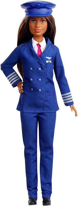 特價 芭比 正版 職業系列 機師 制服 飛行員 娃娃 60周年
