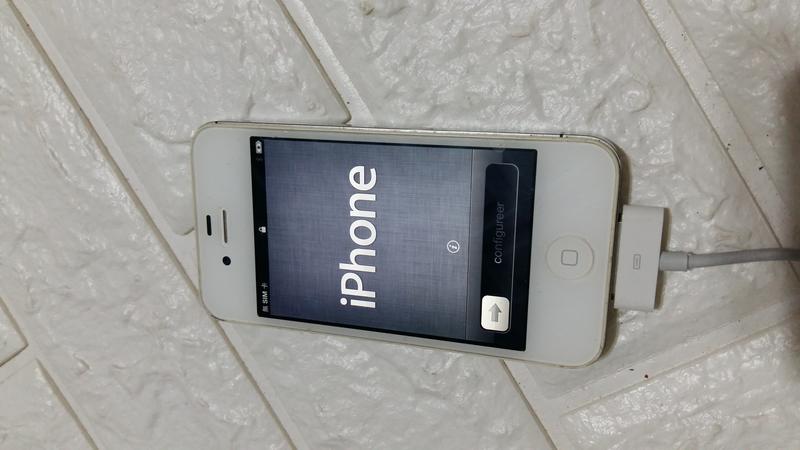 <科陽>iphone  4S  A1387  液晶沒破  可開機  可觸控 故障 零件 材料 NG  報帳 殺肉機