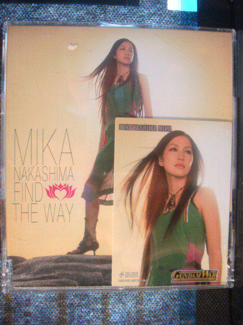 自有收藏日版中島美嘉Mika Nakashima / FIND THE WAY 第九張單曲CD 