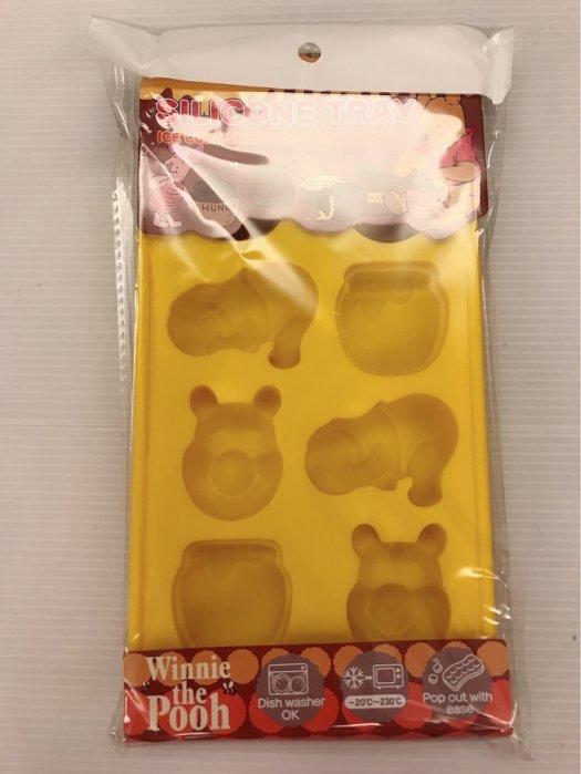日本  小熊維尼pooh* 矽膠 製冰盒 冰塊模具 冰塊盒 巧克力 果凍 布丁模具 現貨