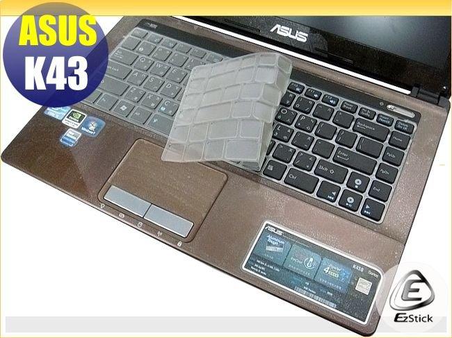 【EZstick】奈米銀抗菌TPU鍵盤保護膜 - ASUS K43 K43SD K43BR 專用