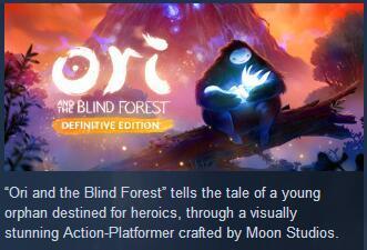 PC STEAM 聖靈之光 Ori and the Blind Forest: Definitive Edition