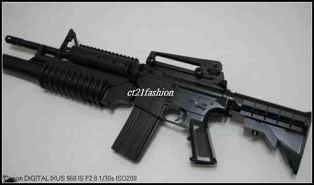 生存遊戲-台製 KWC M4A1 M203 榴彈造型空氣槍 衝鋒玩具槍模型