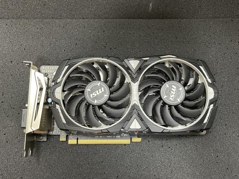 快速出貨】MSI 微星RX 570 ARMOR 8G OC 雙風扇升級良品顯示卡二手顯卡