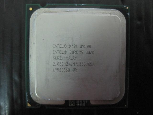775腳位 Intel Core 2 Quad Q9650 Q9550 Q9505 Q9500 Q9400 CPU