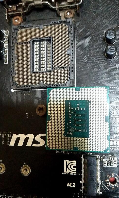微星H97板有M.2+I5-4590處理器一起賣380元.故障品