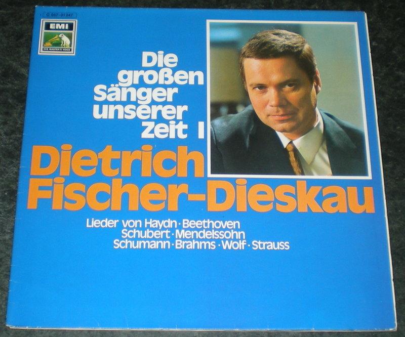 *我愛Lp** 費雪狄斯考Dietrich Fischer-Dieskau : 歌曲集***