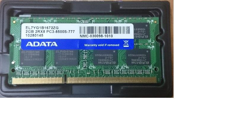 [清空間便宜賣]ADATA DDR3 1066 PC3-8500S 2GB