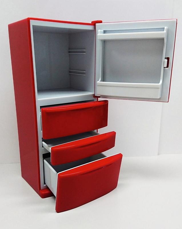 啾咪兔 日版現貨 re-ment 2018活動限定品 紅色版 我家的冷藏庫 RED 冰箱 食玩盒玩模型