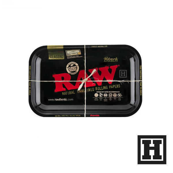 [H Market] 西班牙原裝 RAW Metal Rolling Tray Black 捲菸盤 S 鐵盤 捲菸 台灣