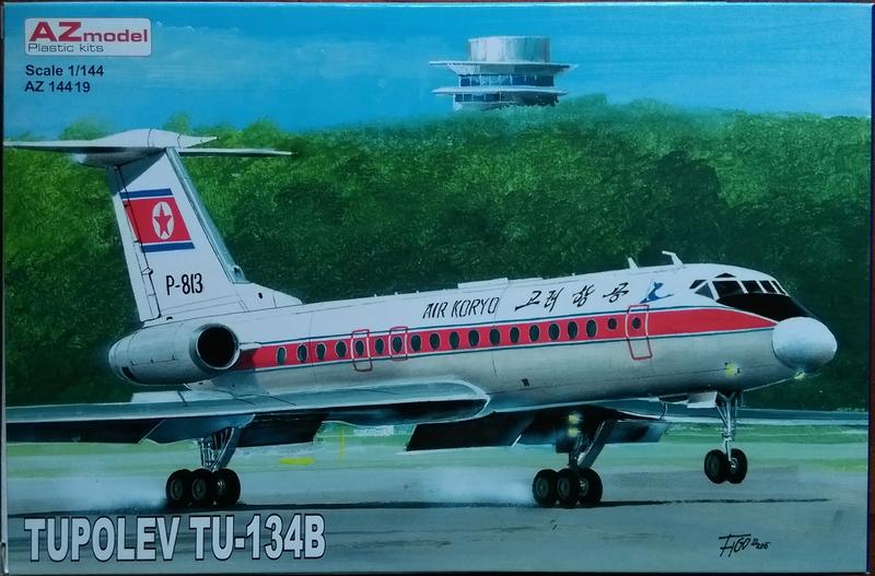 AZ model 1/144 TU-134 B 北韓航空塗裝