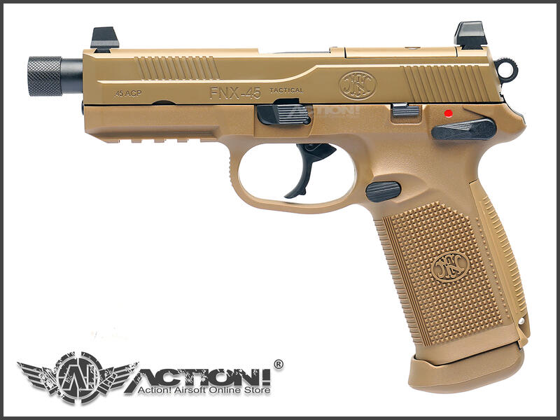 【Action!】補貨中）VFC/Cybergun - FNX-45 GBB瓦斯手槍 (沙) FNX 2023最新批次