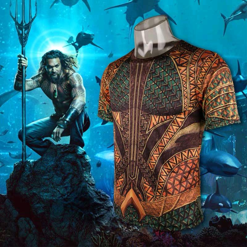 預購 DC正義聯盟 Aquaman水行俠概念速乾排汗衣