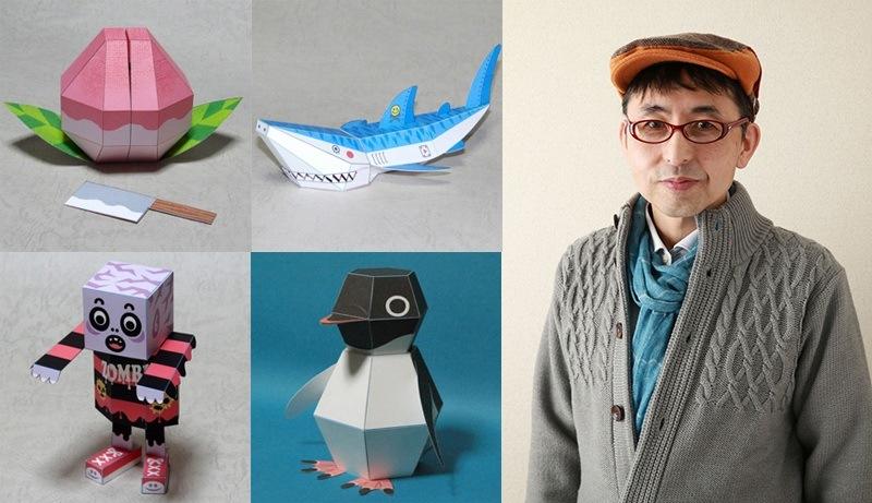 日本正版カミカラ- 企鵝爆彈 摺紙藝術家 中村開己 設計 超人氣立體紙雕 動態紙模型玩具 15款可選擇 每款270元起