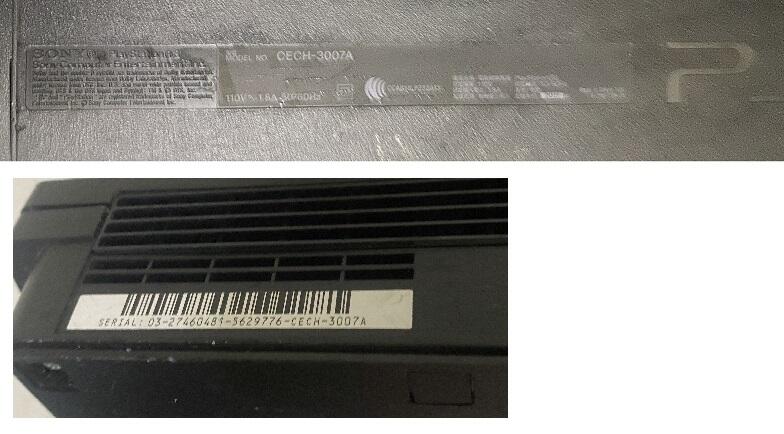 二手市面稀少復古SONY  PS3 CECH-3007A 主機(可以開機但無法讀遊戲當收藏/裝飾品)