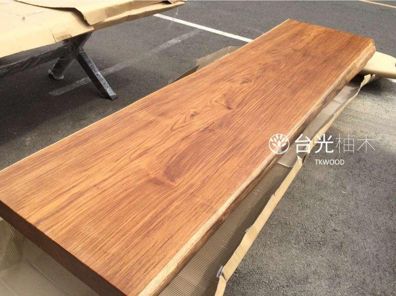 【緬甸柚木-TKWOOD】TSS2柚木書桌原木桌板柚木吧檯/餐桌、家具、樓梯板