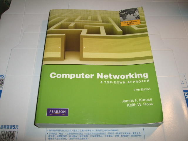 老殘二手 Computer Networking 5th 0131365487