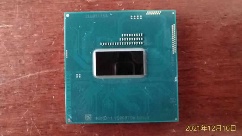 筆電拆機良品 正式版 Intel i7-4712MQ(2.3-3.3GHz, 6M Cache) SR1PS
