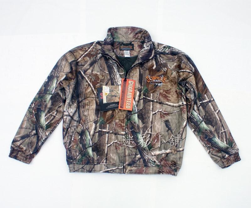 獵裝品牌SCENTLOK(胸圍124-138cm ) 枯樹迷彩 防風保暖 軟殼外套