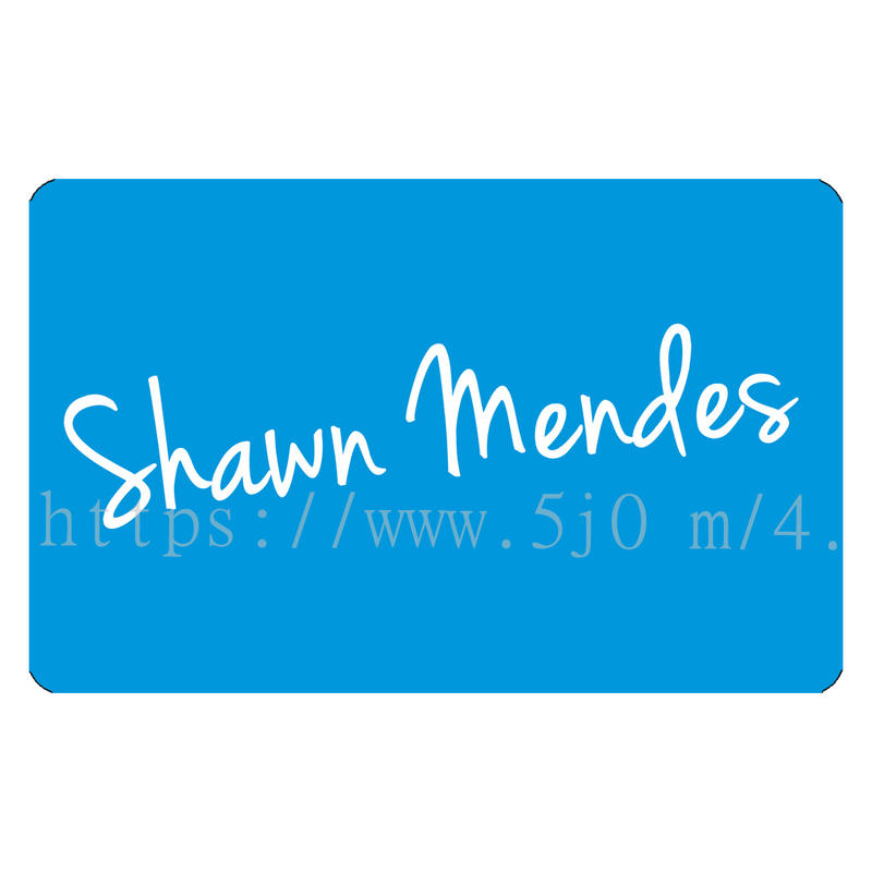 Shawn Mendes 尚恩曼德斯 卡貼 貼紙 / 卡貼訂製