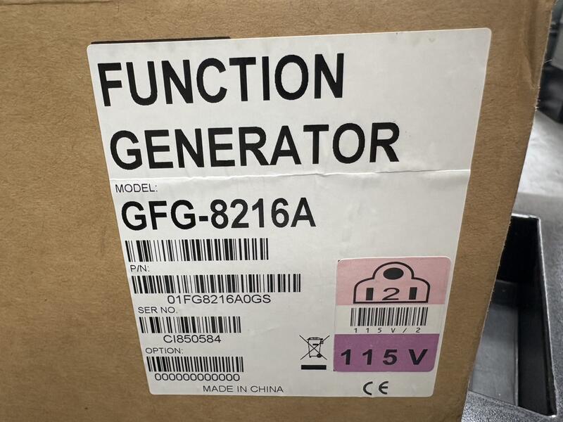 【幸福七號倉】二手固緯GFG-8216A | 露天市集 | 全台最大的網路購物市集