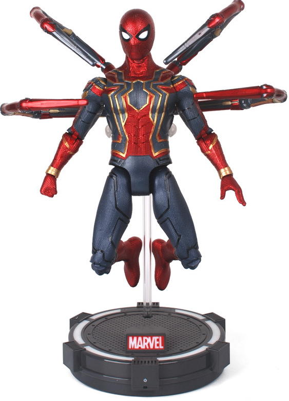 《ONLY TOY》優質港版  Marvel  漫威 英雄  復仇者聯盟  可動  蜘蛛人 發光地台 盒裝 高約35公分