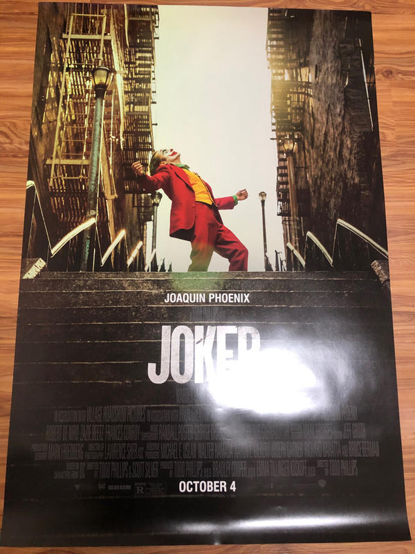 小丑 Joker  雙面原版海報 27x40英吋 階梯版 (預購)