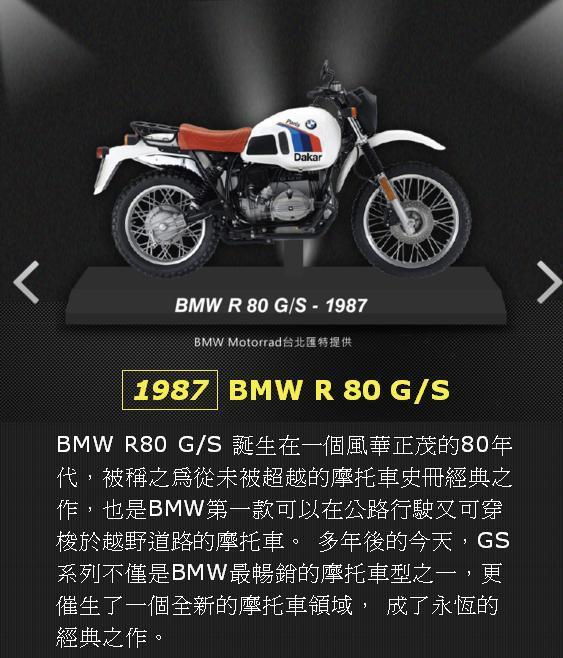 【阿田小鋪】3號車BMW R 80 G/S-1987重機模型車7-11 BMW Motorrad重機精品另重型機車收藏盒