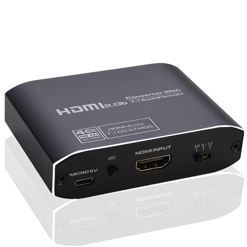 【易控王】HDMI音訊擷取器 4K@60Hz 杜比TureHD 杜比全景聲 DTS-HD (50-507-11)